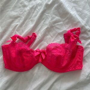 Agent Provocateur Fuchsia Lace Bra